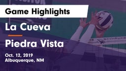 La Cueva  vs Piedra Vista Game Highlights - Oct. 12, 2019