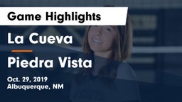 La Cueva  vs Piedra Vista Game Highlights - Oct. 29, 2019