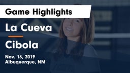 La Cueva  vs Cibola  Game Highlights - Nov. 16, 2019