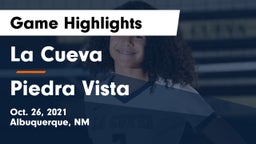La Cueva  vs Piedra Vista  Game Highlights - Oct. 26, 2021