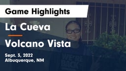 La Cueva  vs Volcano Vista Game Highlights - Sept. 3, 2022