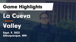 La Cueva  vs Valley Game Highlights - Sept. 9, 2022