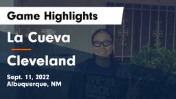 La Cueva  vs Cleveland Game Highlights - Sept. 11, 2022