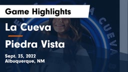 La Cueva  vs Piedra Vista  Game Highlights - Sept. 23, 2022