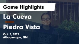 La Cueva  vs Piedra Vista  Game Highlights - Oct. 7, 2022