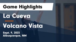 La Cueva  vs Volcano Vista  Game Highlights - Sept. 9, 2023