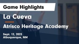 La Cueva  vs Atrisco Heritage Academy Game Highlights - Sept. 12, 2023