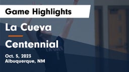 La Cueva  vs Centennial  Game Highlights - Oct. 5, 2023