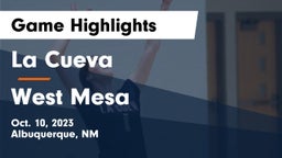 La Cueva  vs West Mesa  Game Highlights - Oct. 10, 2023