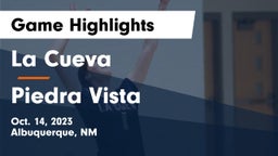 La Cueva  vs Piedra Vista  Game Highlights - Oct. 14, 2023