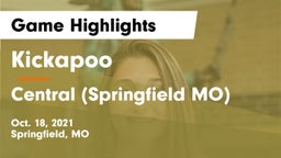 Kickapoo  vs Central  (Springfield MO) Game Highlights - Oct. 18, 2021