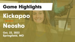 Kickapoo  vs Neosho  Game Highlights - Oct. 22, 2022