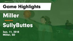 Miller  vs SullyButtes Game Highlights - Jan. 11, 2018