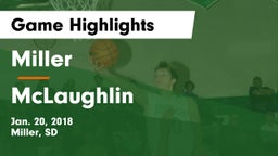 Miller  vs McLaughlin Game Highlights - Jan. 20, 2018