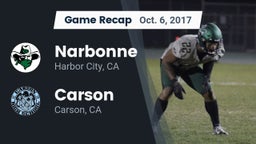 Recap: Narbonne  vs. Carson  2017