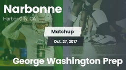 Matchup: Narbonne  vs. George Washington Prep 2017