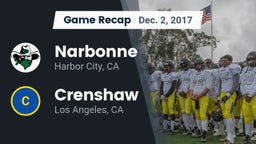 Recap: Narbonne  vs. Crenshaw  2017
