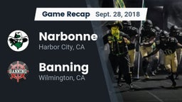Recap: Narbonne  vs. Banning  2018