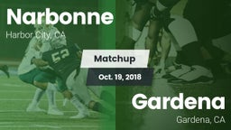 Matchup: Narbonne  vs. Gardena  2018