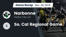 Recap: Narbonne  vs. So. Cal Regional Game 2018