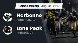 Recap: Narbonne  vs. Lone Peak  2019