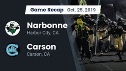 Recap: Narbonne  vs. Carson  2019
