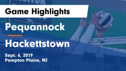 Pequannock  vs Hackettstown  Game Highlights - Sept. 6, 2019