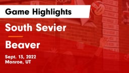 South Sevier  vs Beaver Game Highlights - Sept. 13, 2022