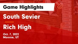 South Sevier  vs Rich High Game Highlights - Oct. 7, 2022