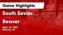 South Sevier  vs Beaver  Game Highlights - Sept. 26, 2023