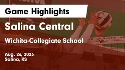 Salina Central  vs Wichita-Collegiate School  Game Highlights - Aug. 26, 2023