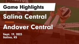 Salina Central  vs Andover Central  Game Highlights - Sept. 19, 2023