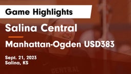 Salina Central  vs Manhattan-Ogden USD383 Game Highlights - Sept. 21, 2023