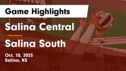 Salina Central  vs Salina South  Game Highlights - Oct. 10, 2023
