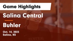Salina Central  vs Buhler  Game Highlights - Oct. 14, 2023