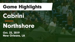 Cabrini  vs Northshore Game Highlights - Oct. 23, 2019