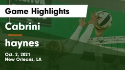 Cabrini  vs haynes Game Highlights - Oct. 2, 2021