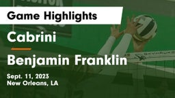 Cabrini  vs Benjamin Franklin  Game Highlights - Sept. 11, 2023