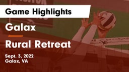 Galax  vs Rural Retreat Game Highlights - Sept. 3, 2022