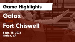Galax  vs Fort Chiswell  Game Highlights - Sept. 19, 2022