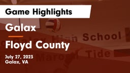 Galax  vs Floyd County  Game Highlights - July 27, 2023