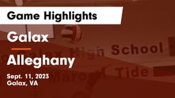 Galax  vs Alleghany  Game Highlights - Sept. 11, 2023