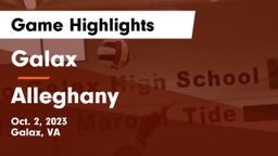 Galax  vs Alleghany  Game Highlights - Oct. 2, 2023