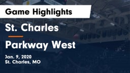 St. Charles  vs Parkway West  Game Highlights - Jan. 9, 2020