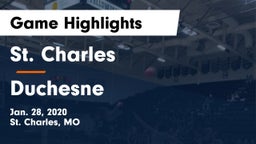 St. Charles  vs Duchesne  Game Highlights - Jan. 28, 2020