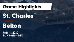 St. Charles  vs Belton  Game Highlights - Feb. 1, 2020