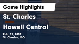 St. Charles  vs Howell Central  Game Highlights - Feb. 25, 2020
