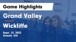 Grand Valley  vs Wickliffe  Game Highlights - Sept. 13, 2022