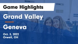 Grand Valley  vs Geneva Game Highlights - Oct. 3, 2022
