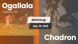 Matchup: Ogallala  vs. Chadron  2016